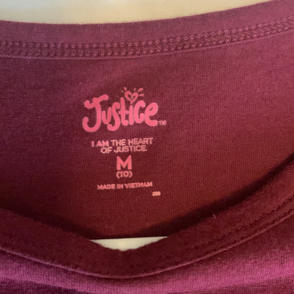 Girls Justice Size Medium (10) crop top. - Picture 5 of 6